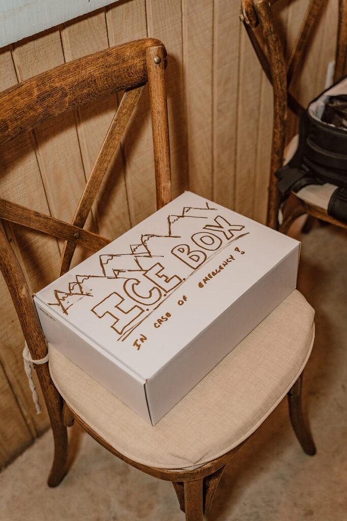 ice box kit of break in case of emeregency speech